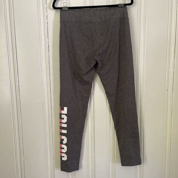 Justice Active Big Girl’s Grey Gray Logo Ankle Leggings Size 18 - Picture 3 of 6